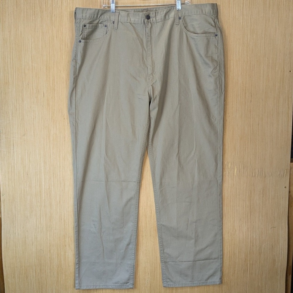 Levis 559 Relaxed Straight Khaki Tan Jeans Mens 46x34